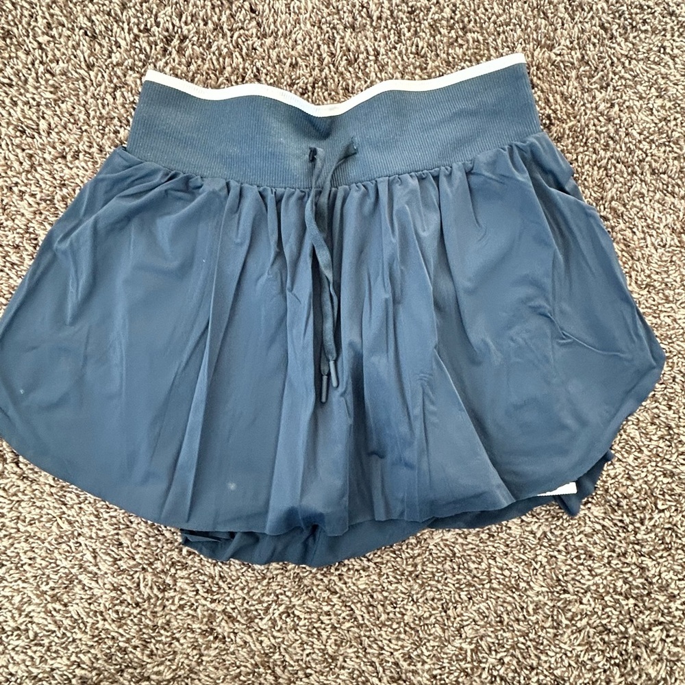 Elegant Navy Skater Skirt